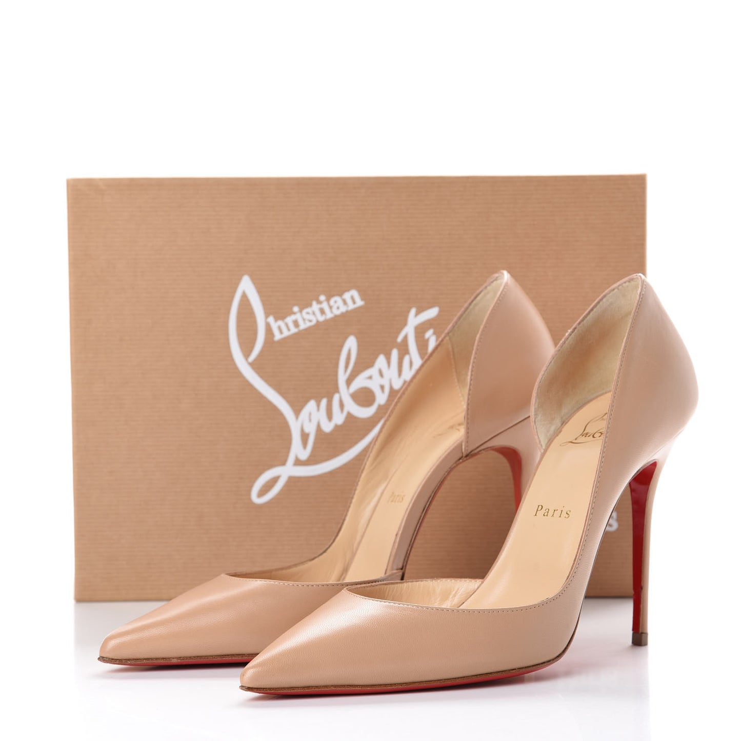 Shiny Nappa Iriza 100 Pumps 39 Nude