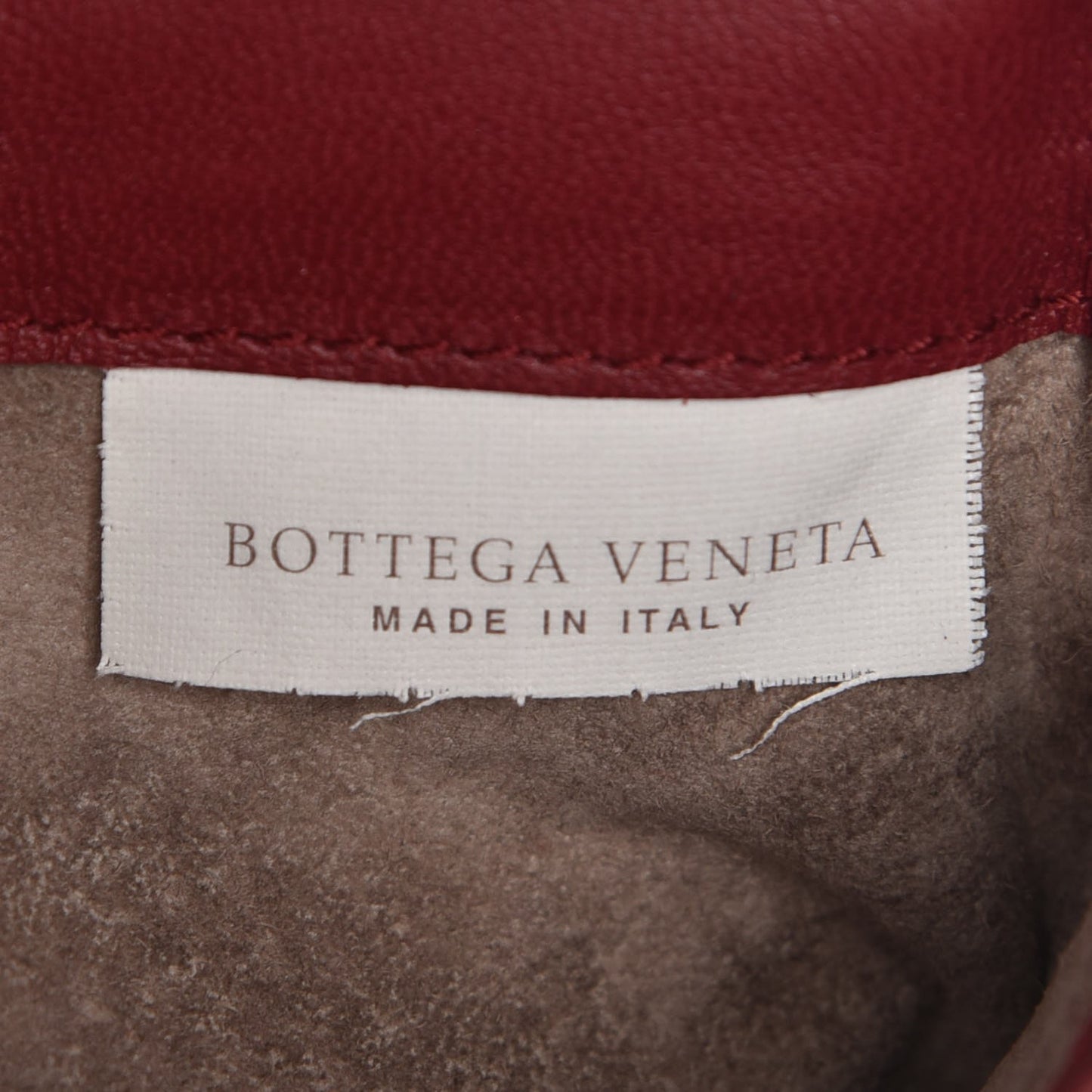 Nappa Intrecciato Small Pouch Red