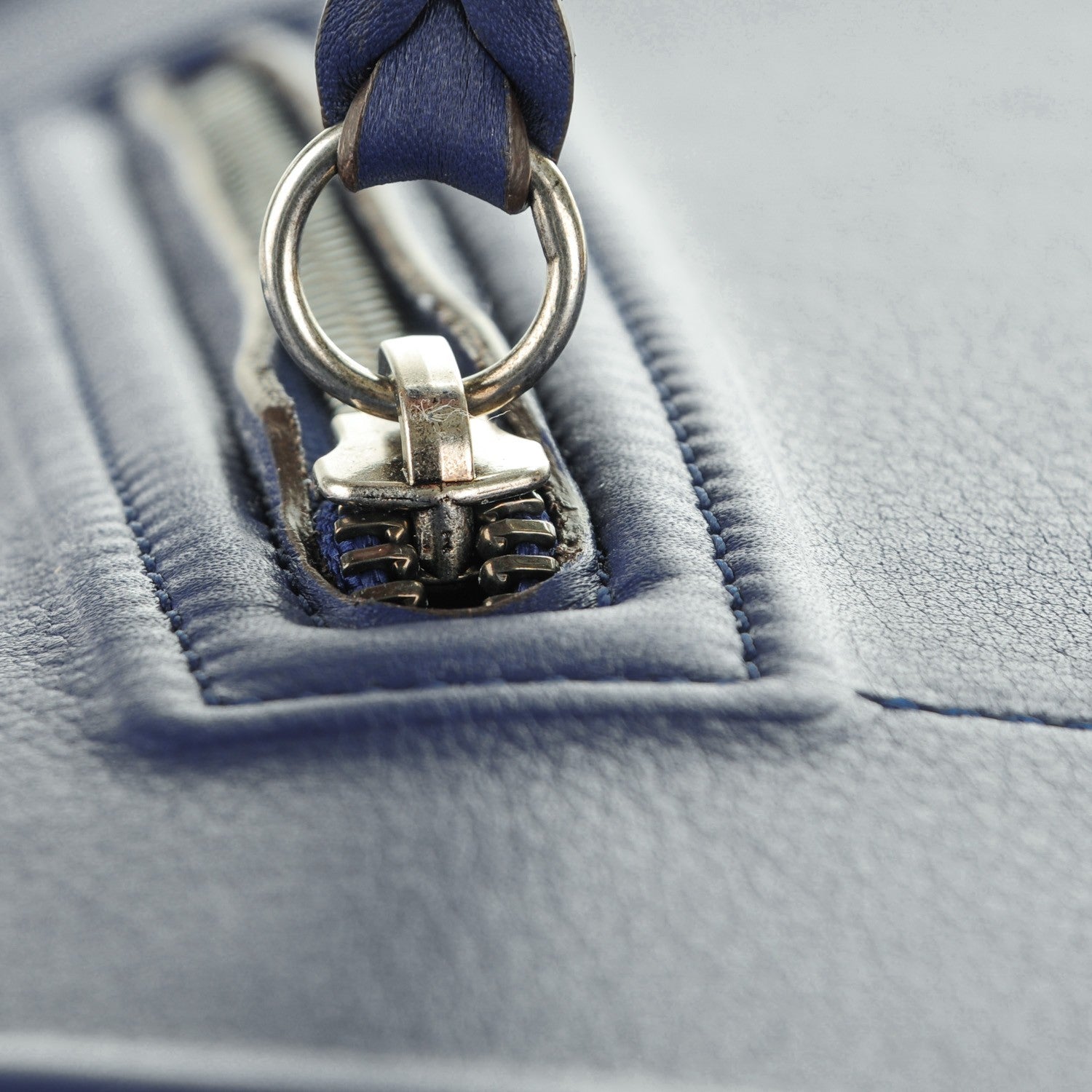 Celine Supple Calfskin Medium Phantom Luggage Indigo 9 of 9