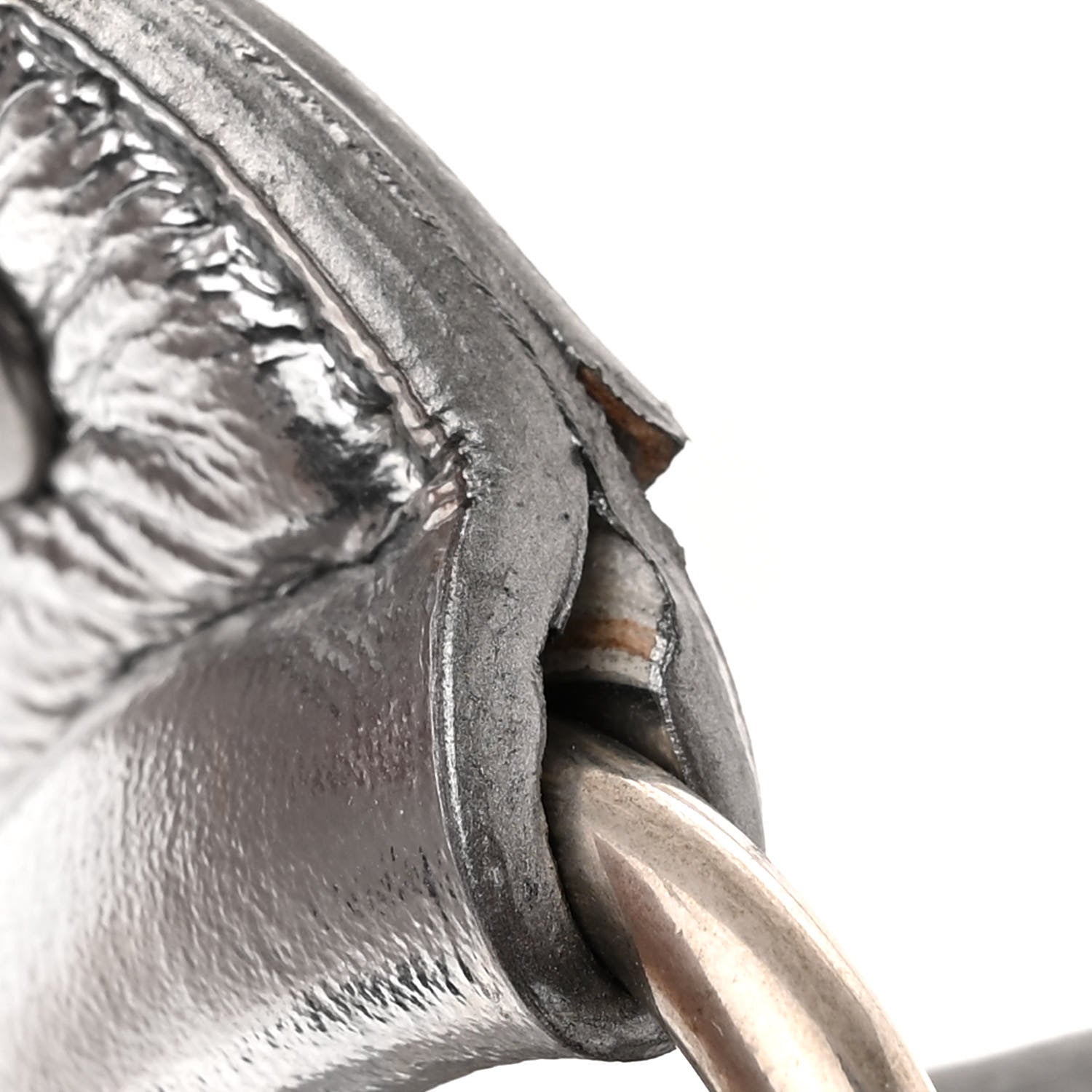 Balenciaga Smooth Metallic Calfskin Large Lindsay Shoulder Bag Silver 20 of 20