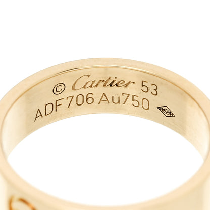 Cartier 18K Yellow Gold 5.5mm LOVE Ring 53 6.5 4 of 4