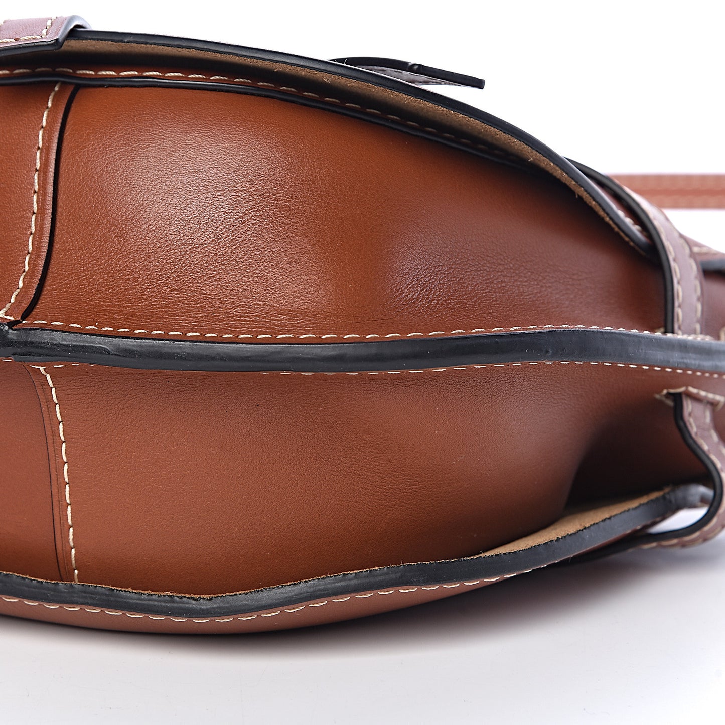 Calfskin Small Gate Crossbody Bag Rust