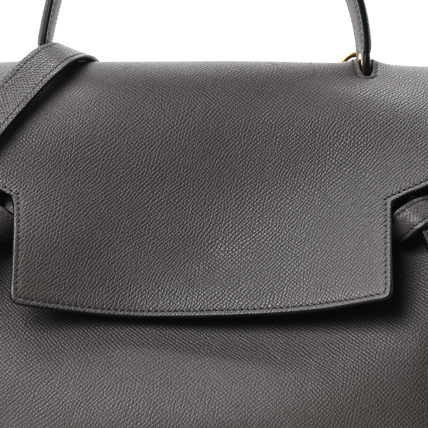 Celine Grained Calfskin Mini Belt Bag Grey 8 of 10