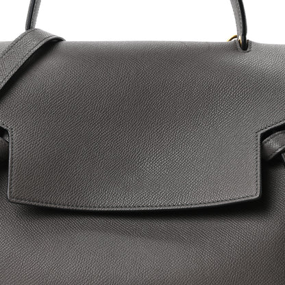 Celine Grained Calfskin Mini Belt Bag Grey 8 of 10