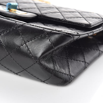Chanel Aged Calfskin Quilted 2.55 Reissue Mini Flap Black 6 of 10