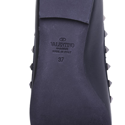 Valentino Garavani Nappa Rockstud Ballerina Flats 37 Black 11 of 13