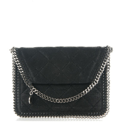 Stella McCartney Shaggy Deer Quilted Mini Falabella Shoulder Bag Black 1 of 6