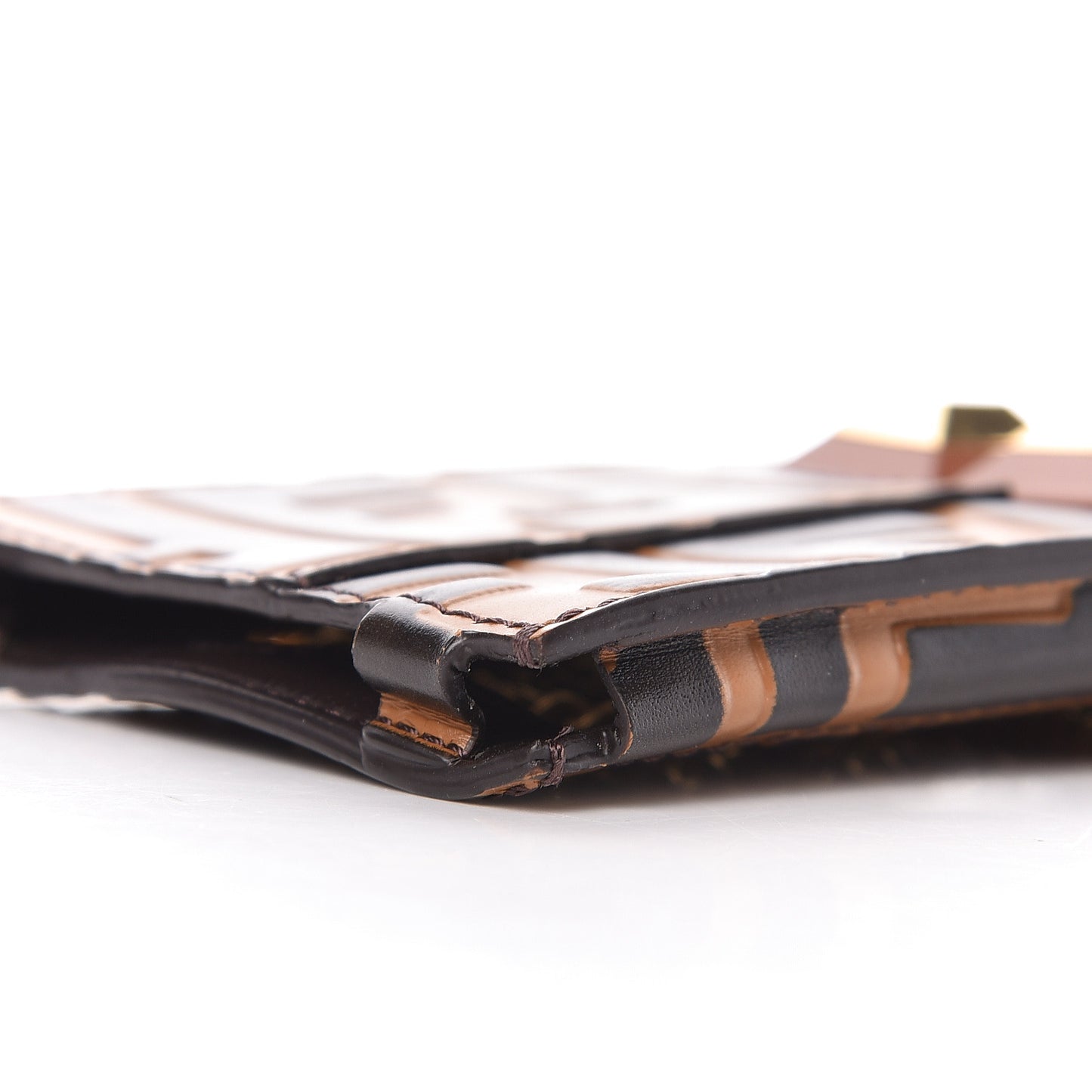 Calfskin FF Embossed IPhone X Case Tobacco