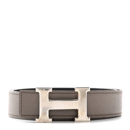 Hermes Box Epsom 32mm H Belt 85 34 Black Etain 1 of 8