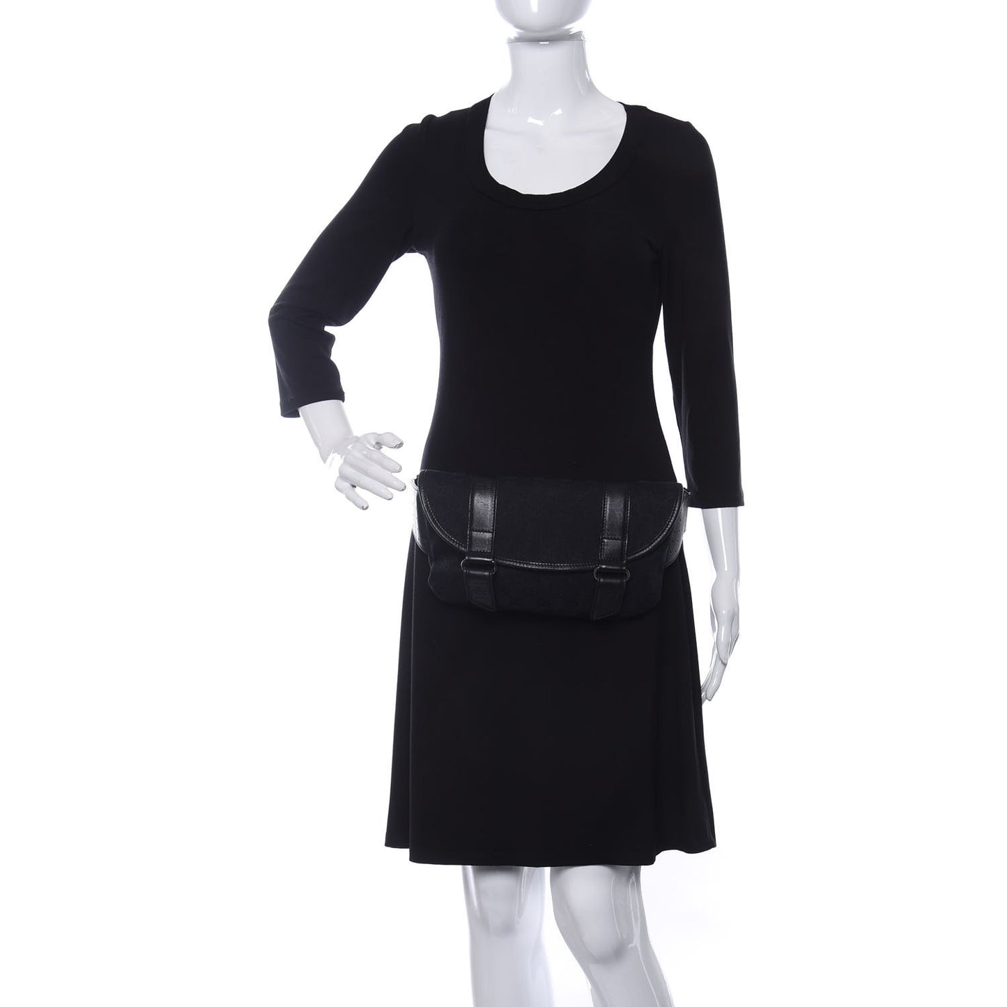 Monogram Waist Belt Bag Black
