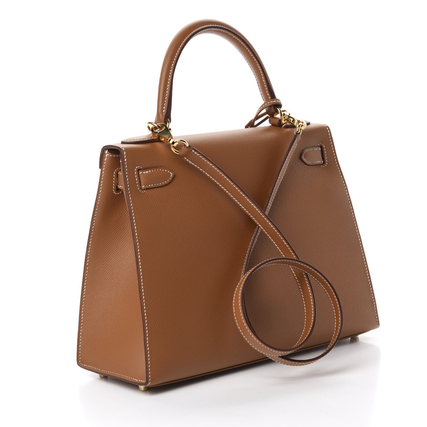 Hermes Epsom Kelly Sellier 28 Gold 4 of 12