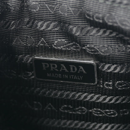 Prada Grace Lux Triangle Shoulder Bag Black 6 of 10