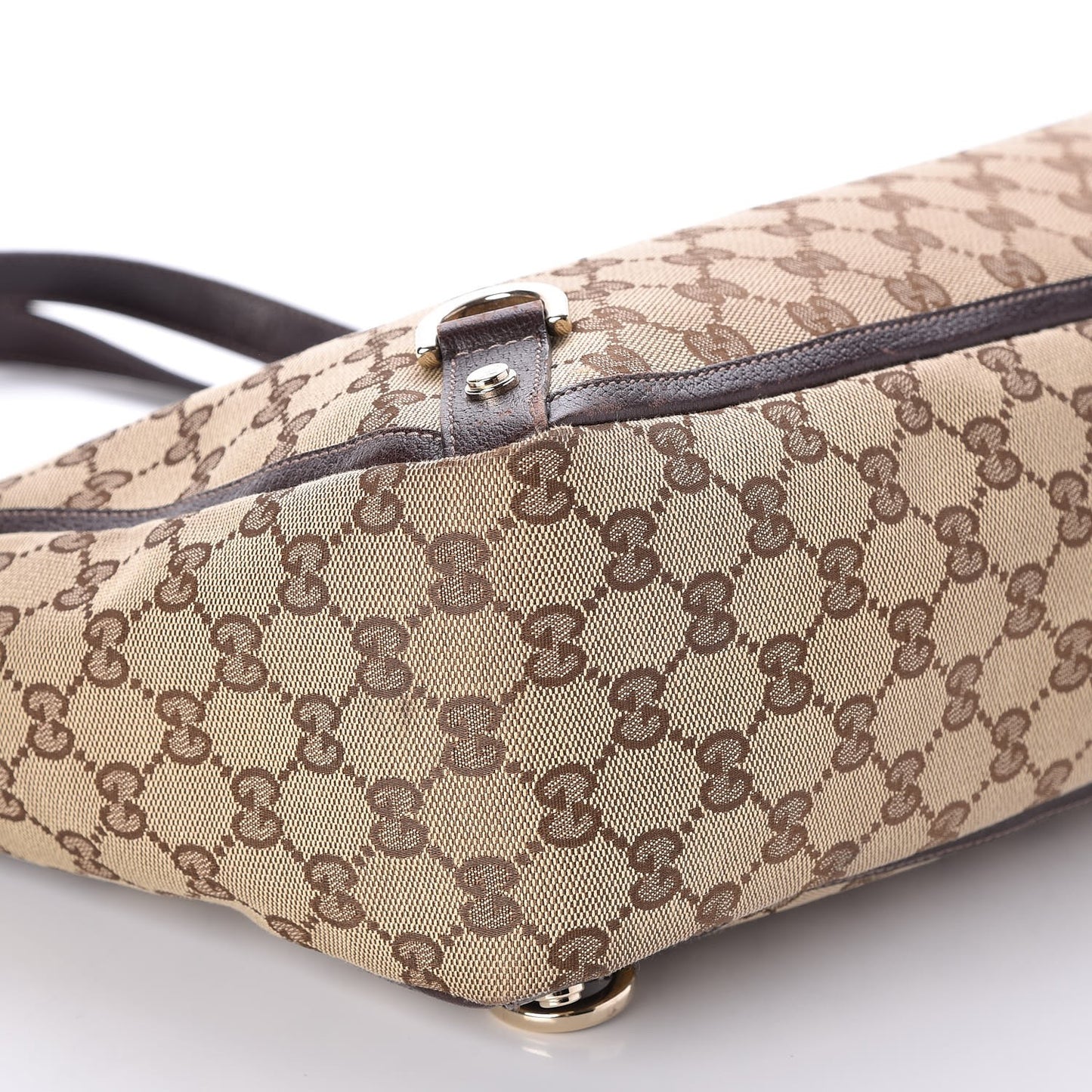 Monogram Large Abbey Tote Dark Brown