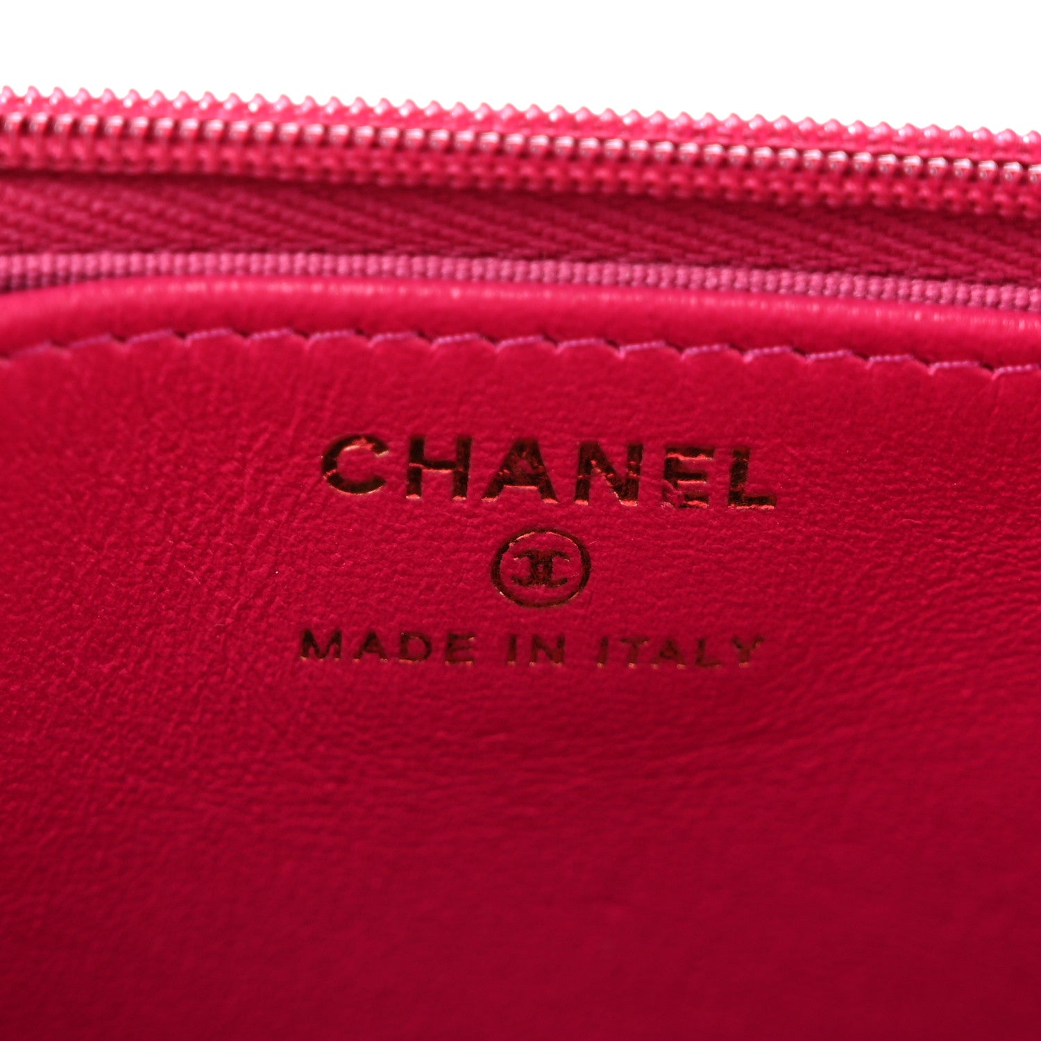 Chanel Lambskin Quilted Top Handle Wallet On Chain WOC Pink 6 of 14