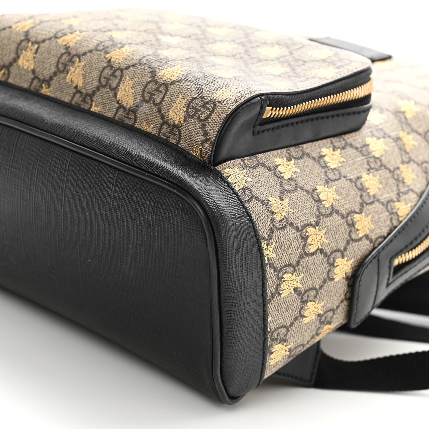 GG Supreme Monogram Small Bees Print Backpack