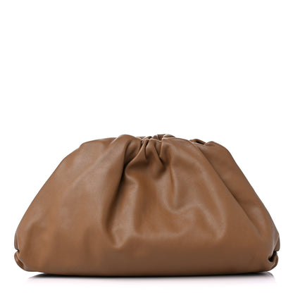 Bottega Veneta Smooth Butter Calf The Pouch Oversized Clutch Teak 1 of 9