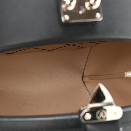 Louis Vuitton Calfskin Splash Print Petite Boite Chapeau Black 5 of 10