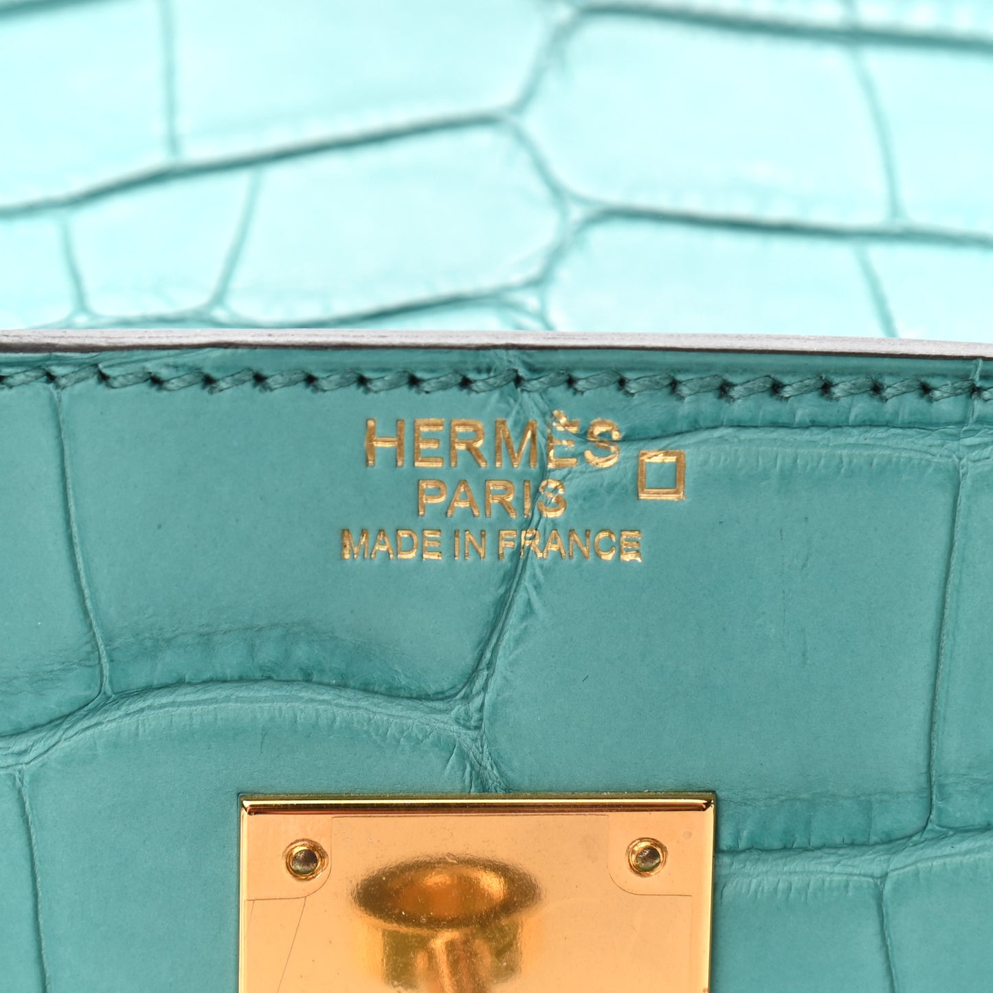 Matte Alligator Birkin 30 Bleu Atoll