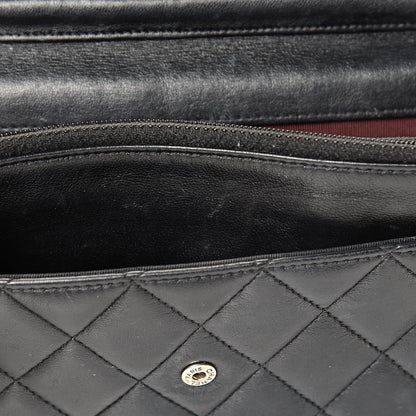 Chanel Lambskin Quilted Wallet On Chain WOC Black 14 of 24
