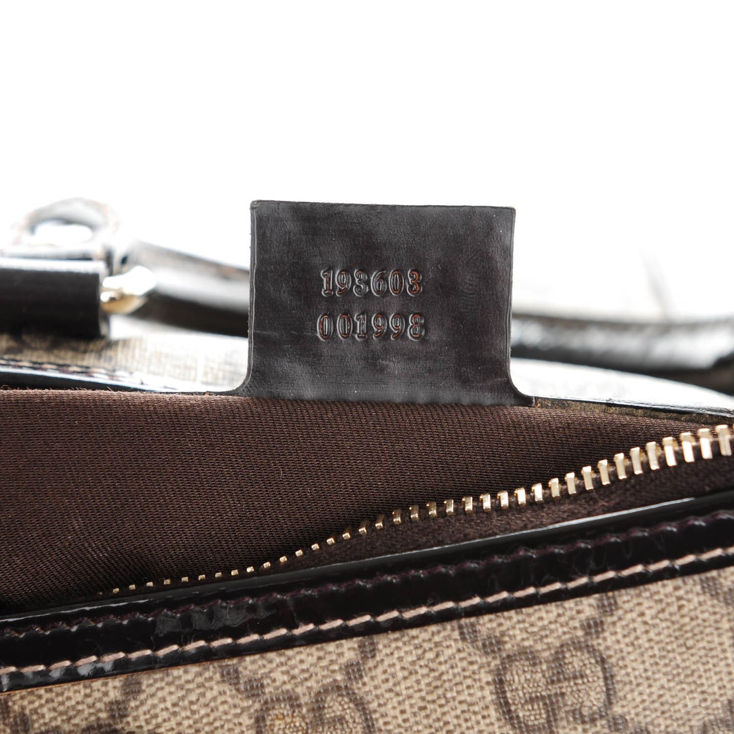 GG Plus Monogram Medium Joy Boston Dark Brown