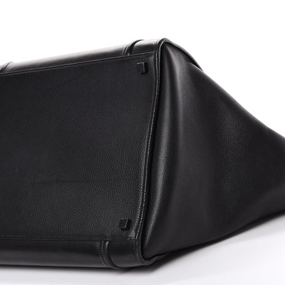 Celine Supple Calfskin Medium Phantom Luggage Black 10 of 17