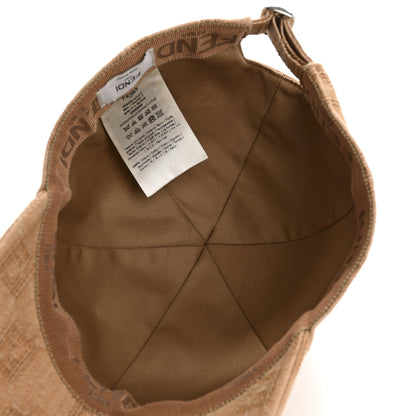 Fendi Canvas FF Baseball Cap S Brown 7 of 8