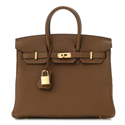Hermes Togo Birkin 25 Alezan 1 of 9