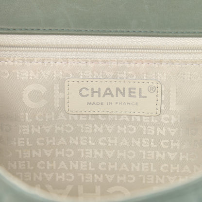 Chanel Lambskin Quilted Lady Graphic Flap Green 6 of 15