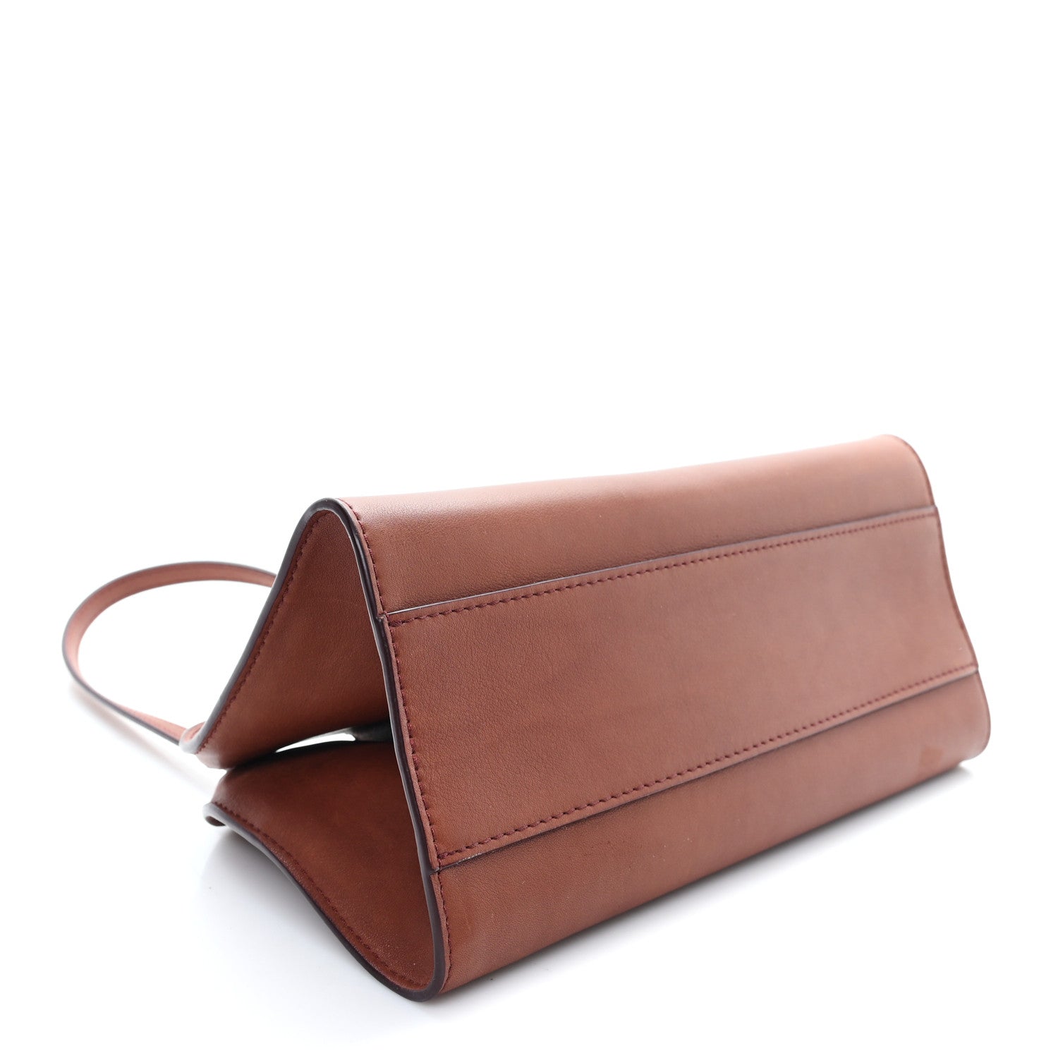 The Row Smooth Calfskin Peggy Bag New Burgundy 4 of 10