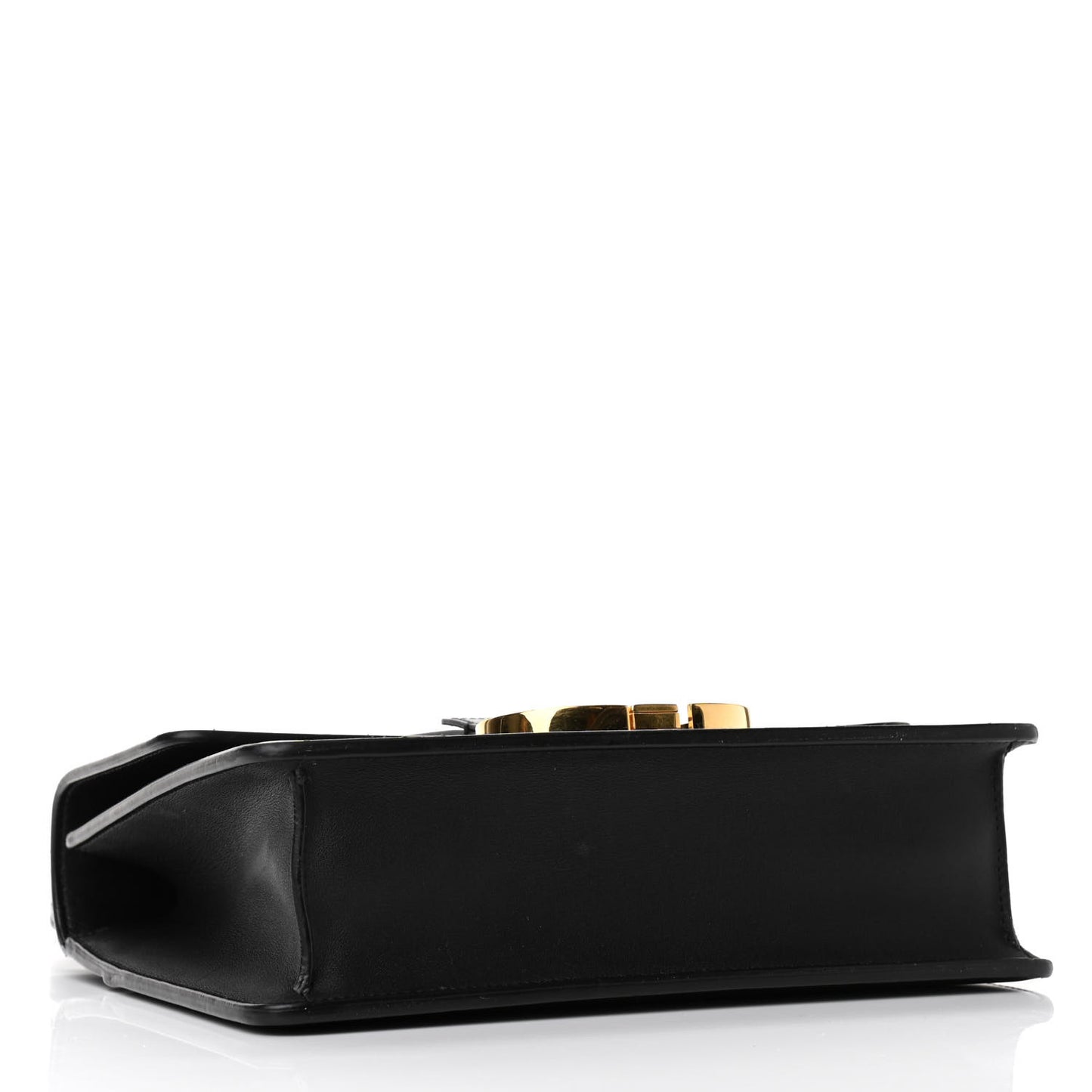 Smooth Calfskin 30 Montaigne Flap Bag Black