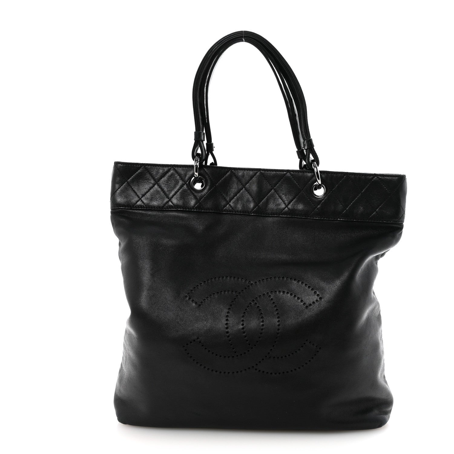 Chanel Lambskin CC Shoulder Bag Black 1 of 9