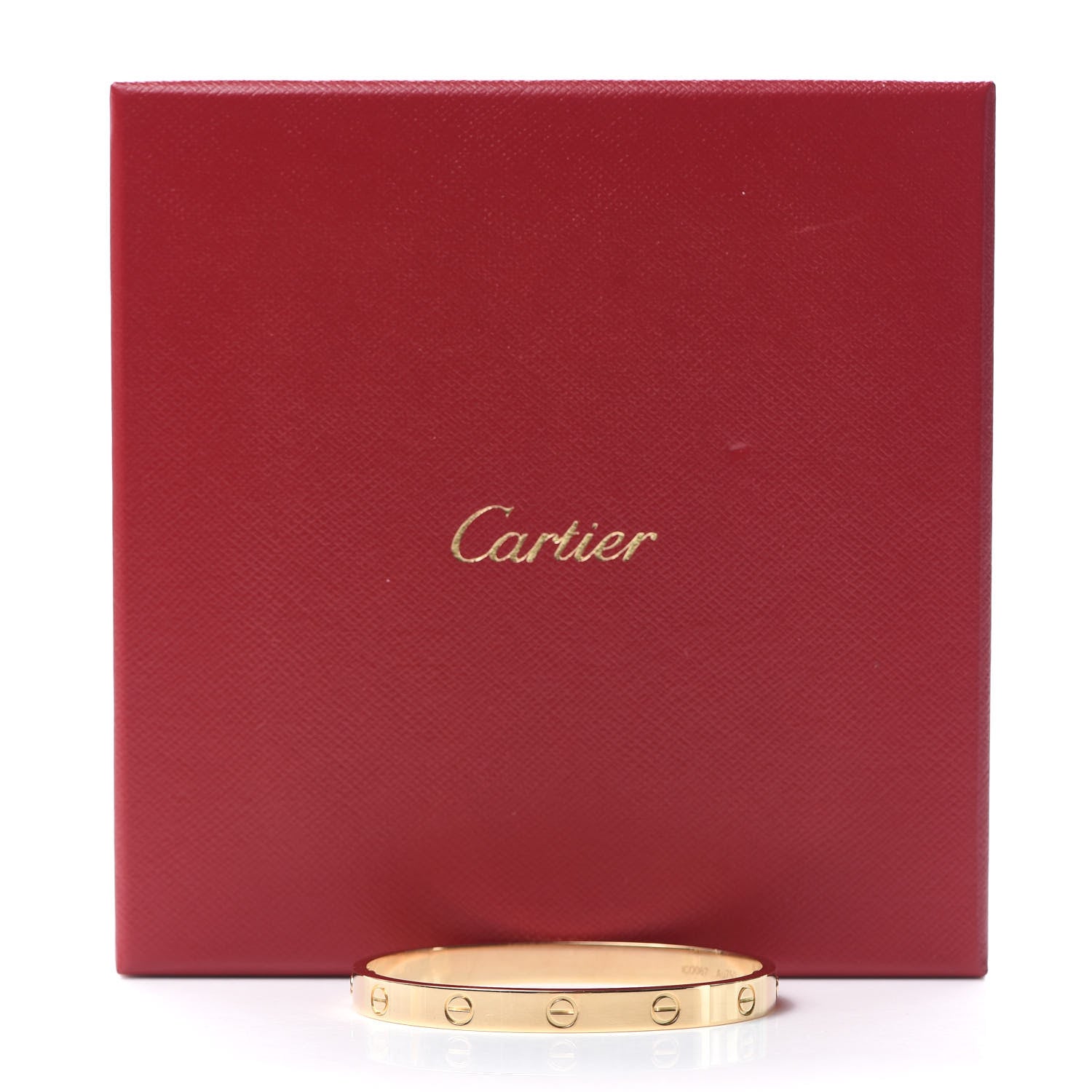 Cartier 18K Yellow Gold LOVE Bracelet 17 8 of 8