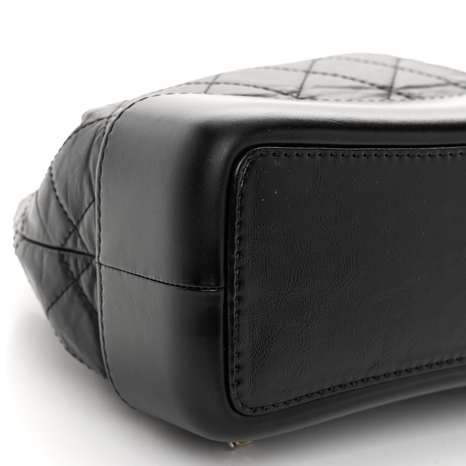 Chanel Aged Calfskin Quilted Small Gabrielle Backpack Black 8 of 9