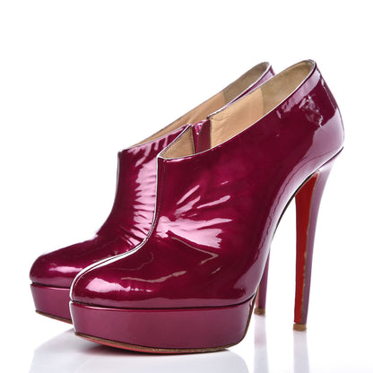 Christian Louboutin Patent 120 Ankle Boots 40 Framboise 8 of 12