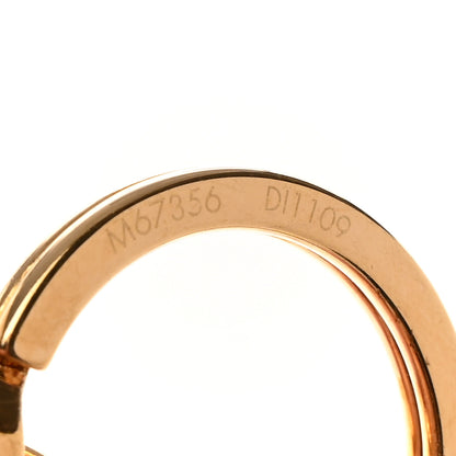 Louis Vuitton Metal Monogram Into The Flower Bag Charm Key 3 of 5