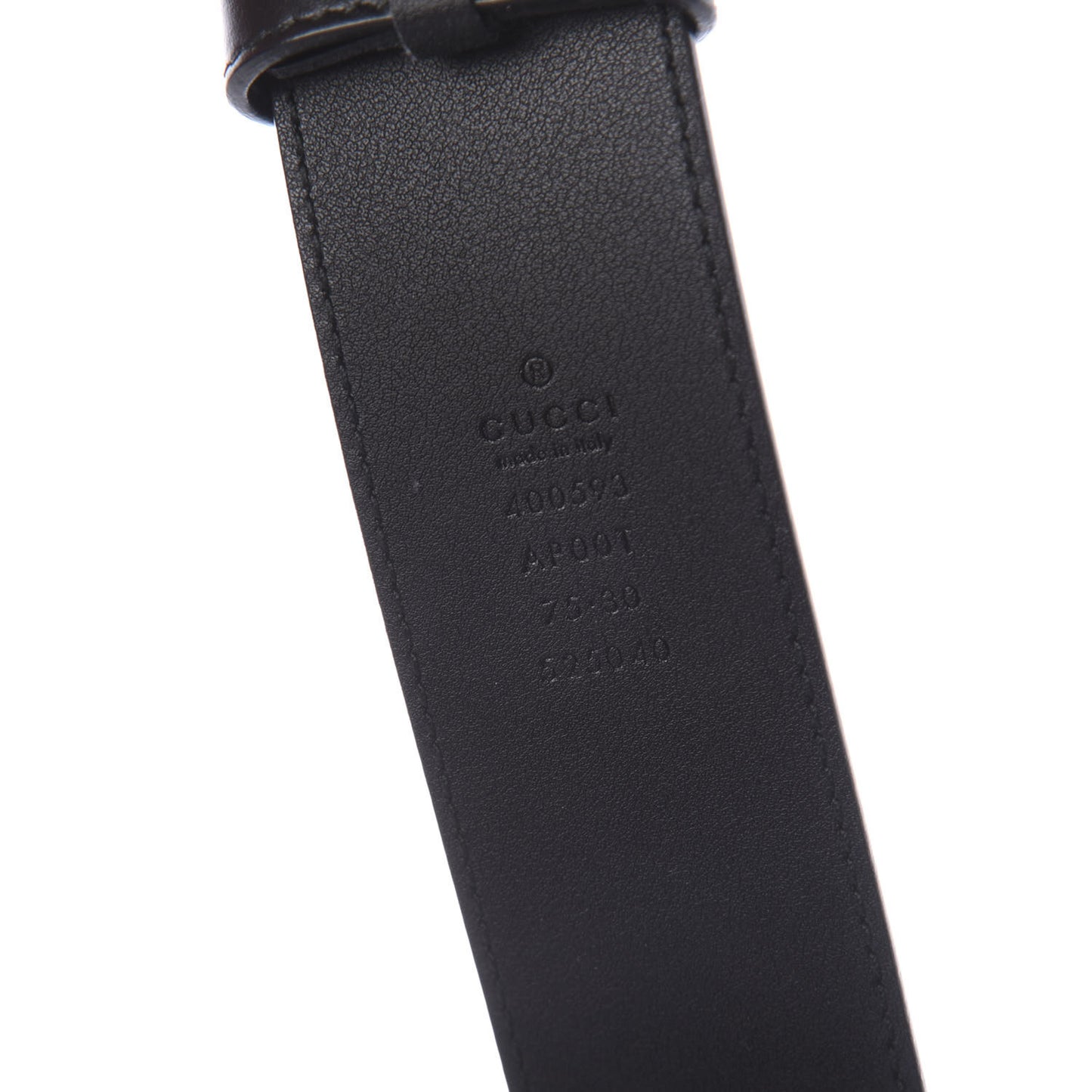 Calfskin Double G 40mm Belt 75 30 Black