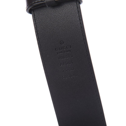 Gucci Calfskin Double G 40mm Belt 75 30 Black 5 of 5