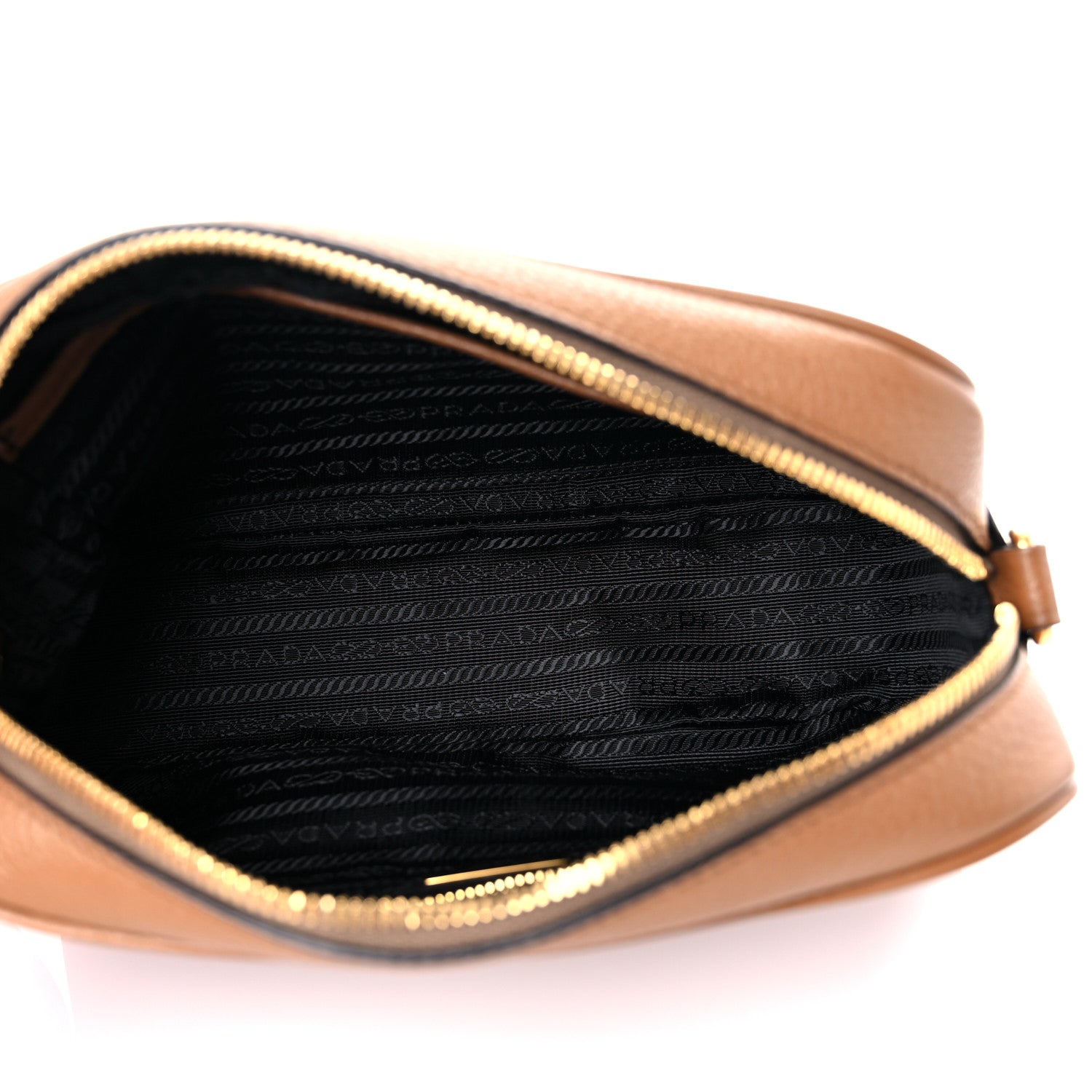 Prada Vitello Daino Camera Crossbody Cannella 4 of 9