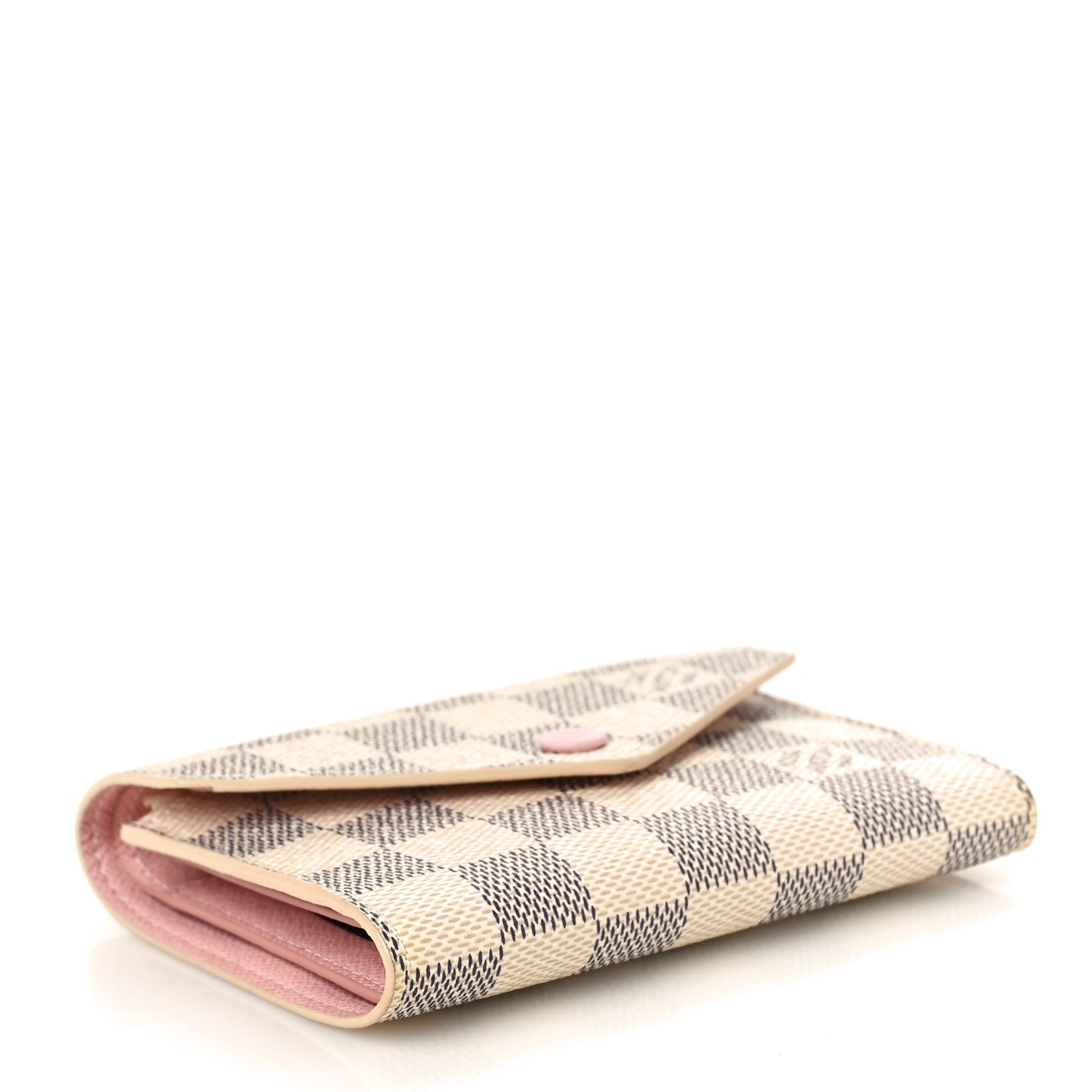Louis Vuitton LOUIS VUITTON Damier Azur Victorine Wallet Rose Ballerine 6 of 7