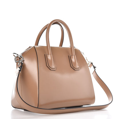 Givenchy Shiny Lord Calfskin Small Antigona Dark Beige 4 of 10