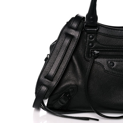 Balenciaga Grained Calfskin Neo Classic Black Hardware S City Black 9 of 14