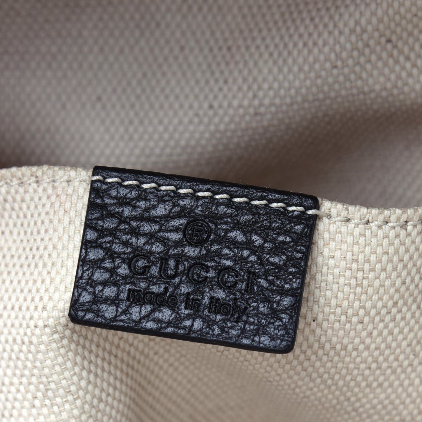 Pebbled Calfskin Soho Chain Backpack Black