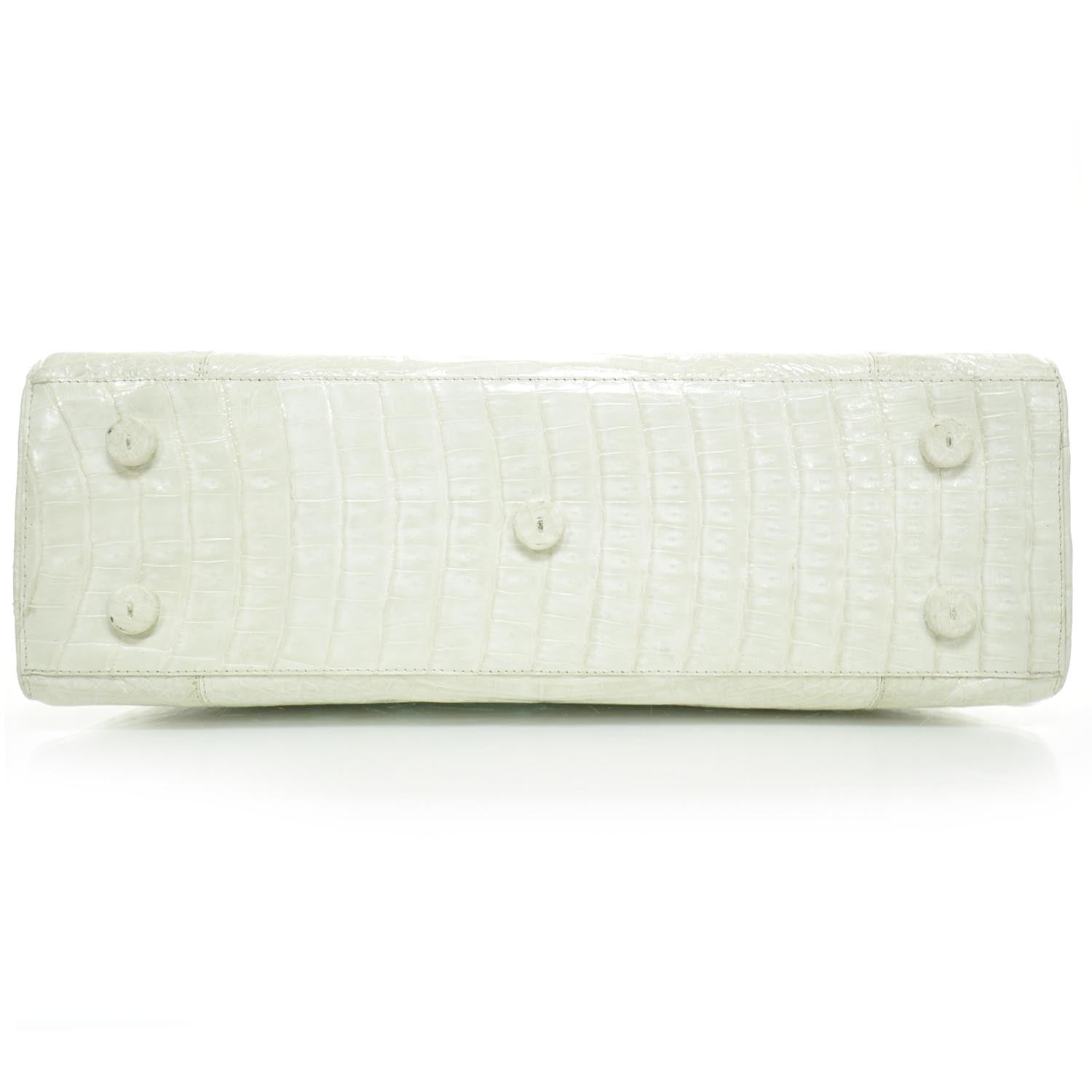 Nancy Gonzalez Crocodile Tote White 5 of 8