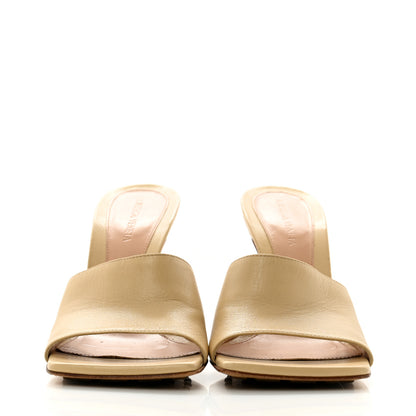 Bottega Veneta Lambskin Stretch Mule Sandals 39.5 Nude 3 of 9