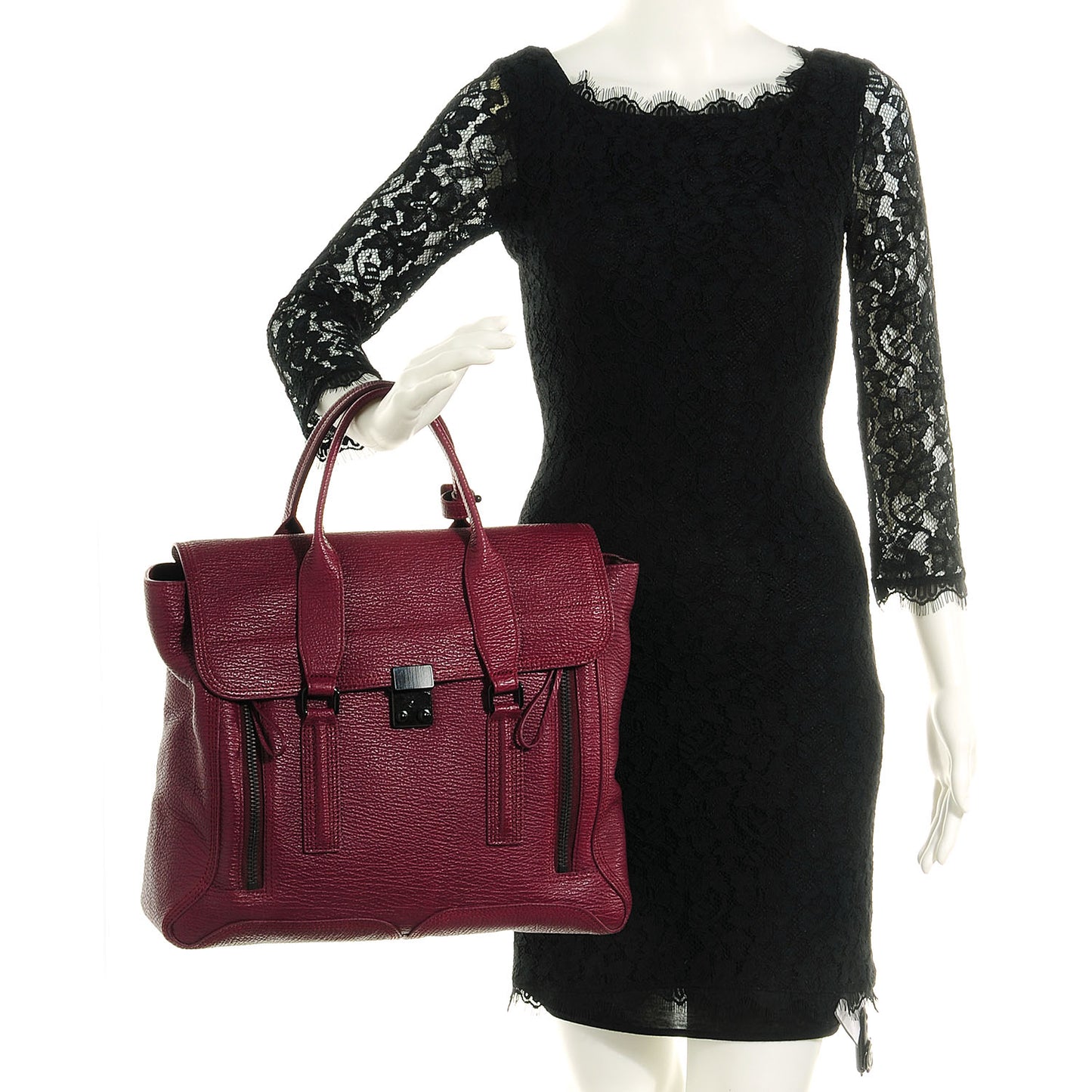 3.1 Large Pashli Satchel Aubergine