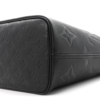 Louis Vuitton Empreinte Monogram Giant Neverfull MM Black 10 of 11