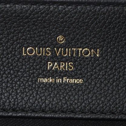 Louis Vuitton Calfskin Lockme MM Black 6 of 6