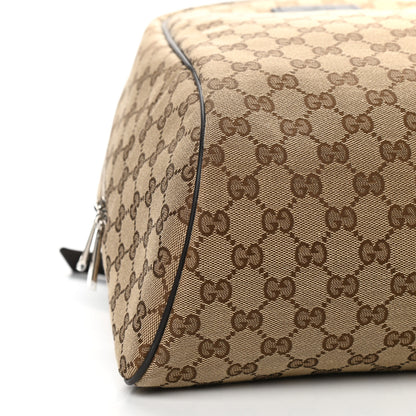 Gucci Monogram Travel Backpack Dark Brown 7 of 9