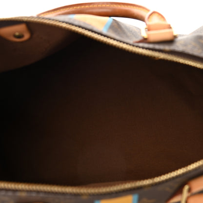 Louis Vuitton Monogram My LV Heritage Speedy 30 Yellow Blue Clair 4 of 10