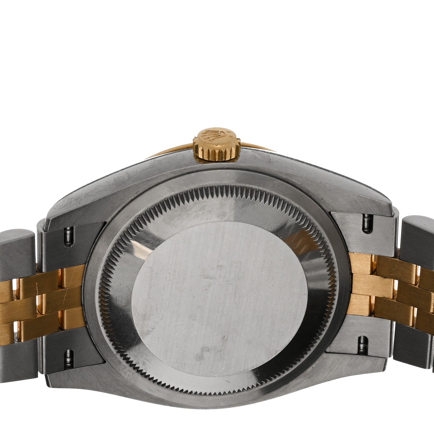 Rolex Stainless Steel 18K Yellow Gold Diamond 36mm Oyster Perpetual Datejust Watch Olive Green Roman 126233 4 of 5